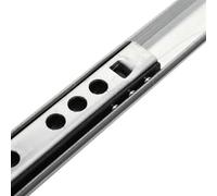 1 paio di guide a sfera di scorrimento for cassetti due sezioni larghe 17 mm Cassetto pieghevole in acciaio guida di scorrimento a sfere in acciaio raccordi hardware for mobili(342mm 14 Inch)