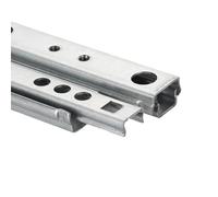 1 paio di guide a sfera di scorrimento for cassetti due sezioni larghe 17 mm Cassetto pieghevole in acciaio guida di scorrimento a sfere in acciaio raccordi hardware for mobili(310MM)
