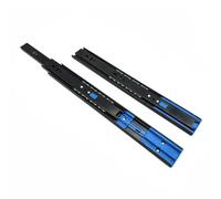 1 Paio Di Guide For Cassetti A Chiusura Ammortizzata, Guide Laterali Con Cuscinetti A Sfera Di Ricambio, Meccanismo Di Chiusura Silenzioso For Un Funzionamento(45cm/17.7inch)