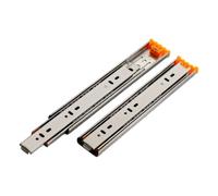 1 Paio Di Guide For Cassetti Con Chiusura Ammortizzata, Guide A Sfera A Estrazione Totale, Guide For Mobili Da Cucina Con Montaggio Laterale, For Cucina(400mm/15.7inch)