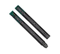 1 Paio Di Guide For Cassetti Con Chiusura Ammortizzata, Guide A Sfera Ad Estensione Completa For Impieghi Gravosi, Guide For Mobili Con Chiusura Automatica For Comodino(45cm/17.7inch)