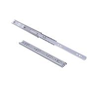 1 Paio Di Guide For Cassetti Con Chiusura Ammortizzata, Guide Di Ricambio Con Cuscinetti A Sfera, Guide Laterali For Mobili Da Cucina, For Cassetti Di Mobili, Portata 60 Kg(50cm/19.6inch)