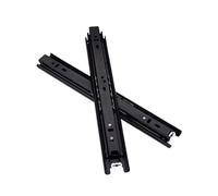 1 Paio Di Guide For Cassetti In Acciaio, Guide A Sfera Con Chiusura Ammortizzata, Guide Di Ricambio For Montaggio Laterale, For Cucina E Ufficio, Capacità 60 Kg(28cm/11inch)