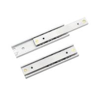 1 paio di guide for micro cassetti, due sezioni, larghezza 16 mm, guide di scorrimento in acciaio, raccordi hardware for mobili(16mmx60mm-1.8inch)