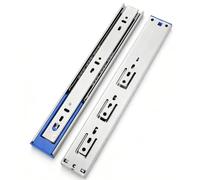 1 Paio di Guide per Cassetti con Cuscinetti a Sfera a Estensione Completa, Guide Cassetti Scorrevoli per Armadietti con Montaggio Laterale Silenzioso, 100 Libbre(45cm/18in)