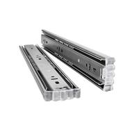 1 paio di guide scorrevoli for cassetti silenziose a 3 sezioni - ferramenta for mobili resistente all'erosione for un funzionamento regolare(30cm)