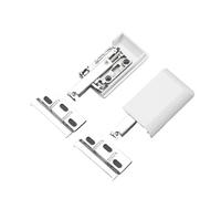 1 paio di hardware in argento for armadio da cucina, staffa di sospensione invisibile in metallo, raccordi di sospensione nascosti for armadio