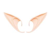 1 paio di lattice elfo orecchio elfo vestire vestito morbido a punta vampiro mercato folletto orecchio sicurezza convenienza pelliccia cosplay festa di Halloween elemento 12cm colore di luce pratico e