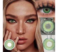 1 Paio Di Lenti A Contatto Rosse Da Piccolo Diavolo Da 14,5 mm, Lenti A Contatto Colorate Per Uso Annuale Per Il Trucco Degli Occhi, Il Ruolo, Il Vestito Per Eventi Festivi Idrogel