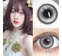 1 Paio Di Lenti A Contatto Rosse Da Piccolo Diavolo Da 14,5 mm, Lenti A Contatto Colorate Per Uso Annuale Per Il Trucco Degli Occhi, Il Ruolo, Il Vestito Per Eventi Festivi Idrogel