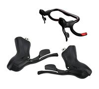 1 paio di leve del cambio della bici Set 2x8 in lega di alluminio maniglia del freno della bicicletta con cavo del freno della bici filo e alloggiamento per Mountain Bike bicicletta pieghevole