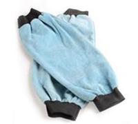 1 paio di manicotti per saldatura in spessa pelle bovina spaccata che offrono calore e protezione resistente alle fiamme per la sicurezza sul lavoro (blu)