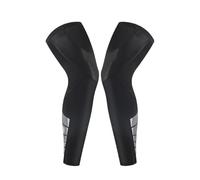 1 paio di manicotti sportivi for le gambe, manicotto a compressione completa for uomini e donne, ginocchio lungo con strisce in silicone antiscivolo Per Polpaccio, Gambaletti Compressione(Black,XXL)