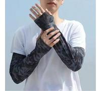 1 Paio di Manicotti Unisex con Protezione UV, Mimetici, Larghi e Oversize alla Moda, Adatti per la Guida Estiva con Protezione Solare, Ciclismo all'Aperto, Lavori di Giardinaggio, Protezione Fresca in