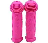 1 paio di manopole a T per monopattino o maxi micro scooter o deluxe manubrio rosa rosso 11,7 x 3,6 cm, Normale