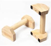 1 paio di manopole per flessioni parallele, ergonomiche per le articolazioni e le impugnature in legno antiscivolo, per calistenica, fitness e allenamento della parte superiore del corpo, attrezzature