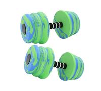 1 paio di manubri sportivi ad alta densità schiume resistenza piscina peso acqua manubri schiume attrezzature per l'esercizio