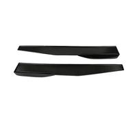 1 Paio Di Minigonne Laterali Universali Nere Lucide Per Auto, 74,5x4,5x5 Cm, Per Accessori Per La Carrozzeria