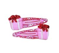 1 paio di mollette per capelli di Natale per donne e ragazze, design antiscivolo, per feste di Natale