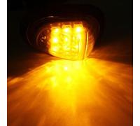 1 Paio Di Moto 12 V Flush Mount 9 LED Frecce Indicatori Super Luce Ambra