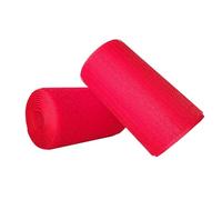 1 paio di nastri adesivi rossi da 10 cm larghezza, con gancio e passante, for cucire accessori, strisce adesive for abbigliamento fai te per Cucito