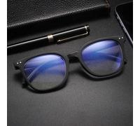 1 Paio di Occhiali Classici Quadrati Neri "Back To School" per Uomo, Lenti Trasparenti per Computer, TV, Giochi, Smartphone, Protezione Degli Occhi Contro L'affaticamento Visivo Colore unico