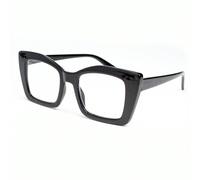 1 paio di occhiali da lettura rettangolari classici da donna, con cerniere a molla flessibili per un adattamento confortevole, dal design semplice ma elegante per l'uso quotidiano 1X,2X,3X,4X,1.5x,2.5