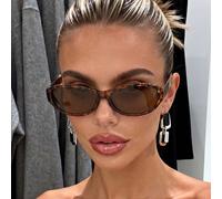 1 Paio di Occhiali da Sole Ovali con Stampa Leopardata in Stile Bohémien per Donne e Uomini, Adatti per Fotografia di Strada, Vacanze al Mare, Abbigliamento Casual, Accessorio di Moda Colore unicoPC