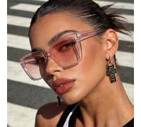 1 Paio di Occhiali da Sole Rosa a Forma di Occhio di Gatto alla Moda e Carini per Donne, Stile Minimalista Preppy, Adatti per l'Uso Quotidiano, Regalo Ideale per Amici e Studenti, Creando un'Atmosfera