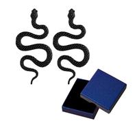 1 Paio Di Orecchini A Forma Di Serpente, 1 Portagioie Orecchini Personalizzati Creativi, Gioielli Per Ragazze