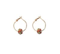 1 paio di orecchini a sfera di cristallo arcobaleno di diamanti colorati adorabili di nuova moda per donna elegante e popolareUtile e attraente.