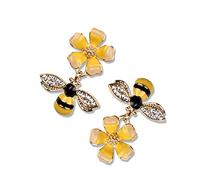 1 paio di orecchini da donna gioielli carino ape trafitto orecchio perno gancio orecchino clip signora gioielli accessori regalo amore creativo e squisita lavorazione professionisti della moda