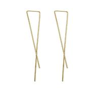 1 paio di orecchini lunghi a barra a croce per donna semplici alla moda orecchini personalizzati regalo per feste intelligenti