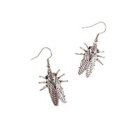 1 paio di orecchini pendenti a forma di cicala, da donna, etnici, in lega, con ciondolo a forma di insetto, graziosi gioielli per feste, regali durevoli e intelligenti