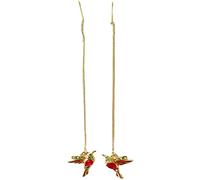 1 Paio di Orecchini Pendenti attraenti Orecchini Pendenti Colibrì ecologici anallergici Lunghi per Tutti i Giorni Durable Design