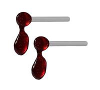 1 paio di orecchini sanguinanti terrorismo di Halloween Punk Red Blood Drop Ear Stud Gothic Cosplay orecchini donne ragazze gioielli giochi di ruolo accessori