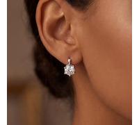 1 paio di orecchini ultra scintillanti con zirconi a sei punte classici versatili da indossare tutti i giorni ideali per le date I migliori regali delle donne 2024 Gioielli eleganti per le donne