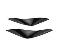 1 Paio di palpebre per fanali Posteriori dell'auto, Sopracciglia, Copertura, ABS, per VW Polo MK6 AW Standard GTI R-Line 2018-2021, Accessori per Auto (Colore: Nero Lucido)