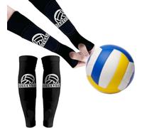 1 Paio di Parabraccia da Pallavolo con Imbottitura e Foro per il Pollice, Maniche Traspiranti per Allenamento, Gara e Uso Quotidiano