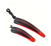 1 paio di parafanghi for mountain bike, for bicicletta, ali for anteriori(Blackred)