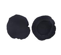 1 paio di paraorecchie elastici lavabili protezioni antipolvere per cuffie on-ear entro 9-11 cm paraorecchie a prova di sudore tessuto non tessuto monouso protezioni manicotto