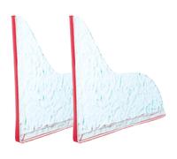 1 paio di paraspruzzi autoadesivi per doccia, barriera protettiva rimovibile