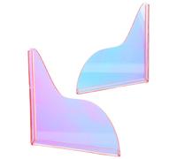 1 paio di paraspruzzi autoadesivi per doccia, barriera protettiva rimovibile