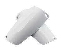 1 paio di parastinchi da calcio, calzini, cuscinetti, leggings for adulti, , manicotti for gambe per uomo, donna(Only Pads White,L)