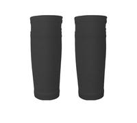 1 paio di parastinchi da calcio, calzini, cuscinetti, leggings for adulti, , manicotti for gambe per uomo, donna(Only Socks Black,L)