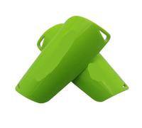 1 paio di parastinchi da calcio, calzini, cuscinetti, leggings for adulti, , manicotti for gambe per uomo, donna(Only Pads Green,L)