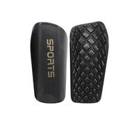 1 paio di parastinchi da calcio for adulti e bambini, manicotti for le gambe, supporto for il ginocchio per Uomo, Donna(Black,M(7-13Y))