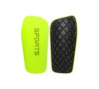 1 paio di parastinchi da calcio for adulti e bambini, manicotti for le gambe, supporto for il ginocchio Per Calcio(Fluorescent Green,S(3-6Y))