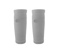 1 paio di parastinchi da calcio, ginocchiere sportive, manicotti for polpacci, calzini e supporti for gambe, a compressione for adulti per uomo, donna(Gray,M)