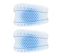 1 paio di parastinchi ergonomici ammortizzanti adatti per sciatori con texture morbida elastica che riduce il rischio di lesioni efficacemente adesivo per le gambe dello sci